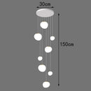 Axyaa Nordic Pendant Chandelier for Dining Room and Living Room Lighting