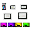 Axyaa RGB LED Flood Light 100W 50W 20W IP68 Waterproof Outdoor Spotlight