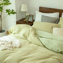 Axyaa Waffle Lyocell Cotton Queen Bedding Set: Soft, Breathable, Comfortable Duvet Cover
