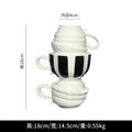 Axyaa Cartoon Folding Cup Vase Ceramic Handicraft Flowerpot Home Decoration