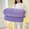 Axyaa Cotton Fleece Jacquard Massage Blanket