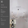 Axyaa Nordic Loft Villa Duplex Pendant Light - Modern Design Staircase LED Light