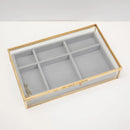 Axya Brass Square Jewelry Storage Box Organizer