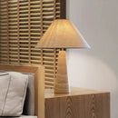 Axyaa Yellow Hole Stone Table Lamp Retro Designer LED Desk Lights