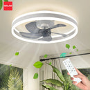 Axyaa Modern LED Ceiling Fan Light with APP Remote Control