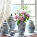 Axyaa Blue & White Porcelain Vase Set - High-End Jingdezhen Ceramic Flower Vase
