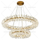 Luxury Crystal Chandelier Light for Living Room, Bedroom, Dining Room by Axyaa