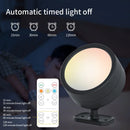 Axyaa LED Magnetic Wall Sconce Light Remote Control Dimmable Rechargeable Rotation Wall Mount Lamp