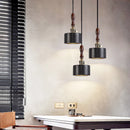 Axyaa Black Hole Stone Pendant Light for Retro Style Lighting