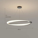 Axyaa Geometric LED Pendant Lights: Modern Nordic Minimalist Suspension Lamp for Home and Restaurant.