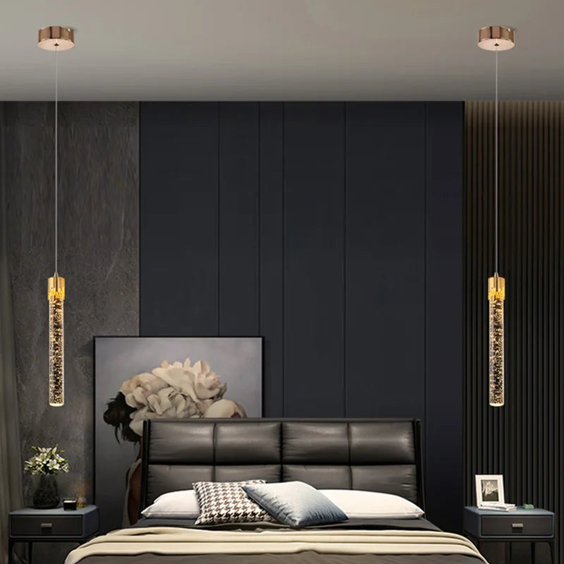 Luxury Crystal Pendant Chandelier by Axyaa for Home Decor and Living Room Lighting