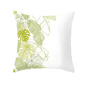 Axyaa Autumn Maple Leaves Pillow Cases with Fresh Print Flower Plant Custom Polyester Cover