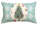 Axyaa Nutcracker Blue Winter Pillowcase, 30X50cm Linen Cushion Cover