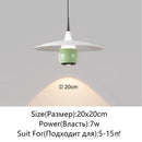 Axyaa UFO Pendant Light Saucer Design LED Hanging Lamp for Home Decor