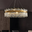 Axyaa Crystal Living Room Chandelier, Bedroom Pendant Lamp, Luxury Ceiling Light