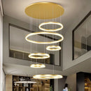 Axyaa Modern Luxury Chandelier for Living Room in High-end Loft Villa