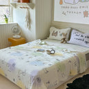 Axyaa Cartoon Ice Silk Summer Blanket: Double-Sided Cool Feeling Lightweight Duvet