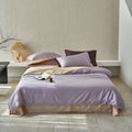 Axyaa Queen Duvet Cover Set - Lyocell/Cotton Mix, Natural Plant Fibers