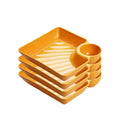 Axyaa Dumpling Dish Set - Home Creative Plastic Fried Chicken Plate Plate