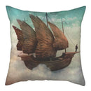 Axyaa European Style Cotton Linen Cushion Cover 45x45cm