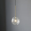 Axyaa Clear Glass Ball Pendant Chandelier for Dining Room, Bedroom & Kitchen