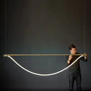 Modern Axyaa Line Pendant Chandelier LED Hanging Light for Dining Room Ceilings