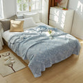 Nordic Cotton Throw Blanket | Axyaa Summer Quilt for Home Decor & Sofa