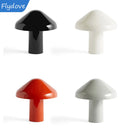 Axyaa Mushroom Desk Lamp: Nordic Modern Design, Rechargeable LED, Portable Cordless Bedside Light