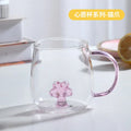 Axyaa 3D Cartoon Animal Glass Cup - Cute Single Layer Cup for Water, Coffee, Juice