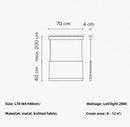 Axyaa Nordic Designer Chandelier Knitted Fabric LED Lamp Dining Room Office Lighting