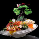 Axya Pine Tree Birds Plate Tray for Kitchen Decor Craftippines