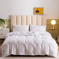 Axyaa Nordic White Duvet Cover Set - Soft King Size Bedding