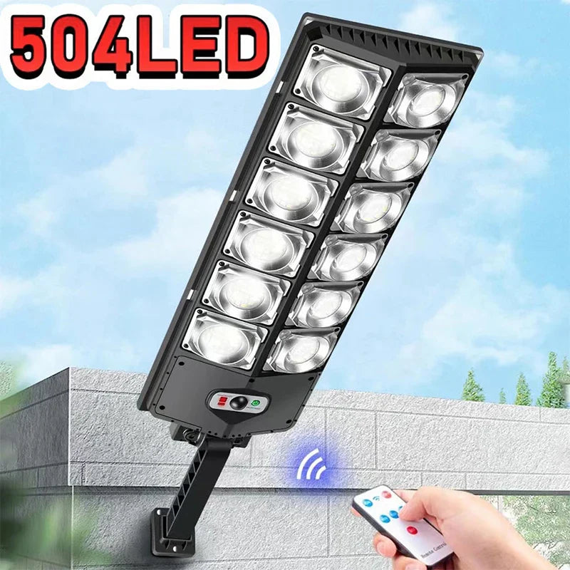 Axyaa Solar Street Light: 3 Mode Remote Waterproof Motion Sensor Garden Patio Path Lighting