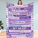 Axyaa Vintage-Inspired Flannel Throw Blanket - Soft Love-Filled Gift for Son