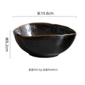 Axyaa Flame-Killed Ceramic Soup Pasta Salad Serving Bowls Set