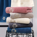 Axyaa Embroidered Cotton Towel Set for Home Households