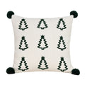 Axyaa Christmas Velvet Embroidered Cushion Cover for Festive Home Decor
