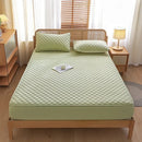 Axyaa Waterproof Cotton Queen Mattress Protector Fitted Sheet, Soft & Breathable