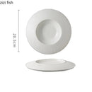 Axyaa Ceramic Dinner Plate Set - Versatile Tableware for Home Dining