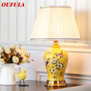 Axyaa Ceramic Table Lamps - Luxury Contemporary Lighting for Home and Office