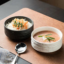 Axyaa Rock Patterned Ceramic Dessert Bowl