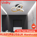 Axyaa Acrylic LED Chandelier Pendant Light Modern Nordic Style Design for Bedroom Cloakroom