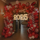 Axyaa Neon 2025 Party Lights Alphabet Sign 76cm