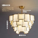 Axyaa Glass Pendant Chandelier for Home Villa Loft, Large Vintage Luminaries