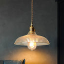 Axyaa Glass Flower Pendant Light - Nordic Retro Design for Various Spaces
