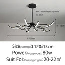 Axyaa Nordic Iron Pendant LED Lamp for Minimalist Home Decor Lighting