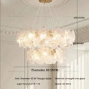 Cream Style Grand Hall Crystal Chandelier by Axyaa