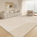 Axyaa Cream Style Carpet, Waterproof, Anti-Slip, Soft Rug