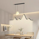 Axyaa LED Pendant Lights 100/120CM: Modern Kitchen Dining Bar Hanging Lamp Fixtures