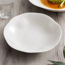 Axyaa Ceramic Plate Set of 4 - Restaurant Tableware for Soup, Salad, Dessert